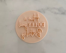 Load image into Gallery viewer, Have a Dolly Good Birthday Fondant Cookie Stamp

