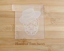 Load image into Gallery viewer, Male Sugar Skull Fondant Cookie Embosser / Cutter

