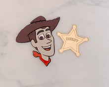 Load image into Gallery viewer, Woody Cowboy Acrylic Cake Charm/ Topper
