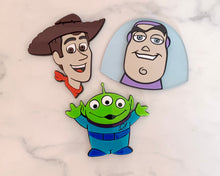 Load image into Gallery viewer, Buzz lightyear Acrylic Cake Charm/ Topper
