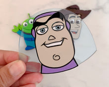 Load image into Gallery viewer, Buzz lightyear Acrylic Cake Charm/ Topper
