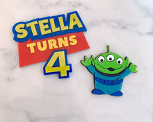 Load image into Gallery viewer, Alien Toy Story Acrylic Cake Charm/ Topper
