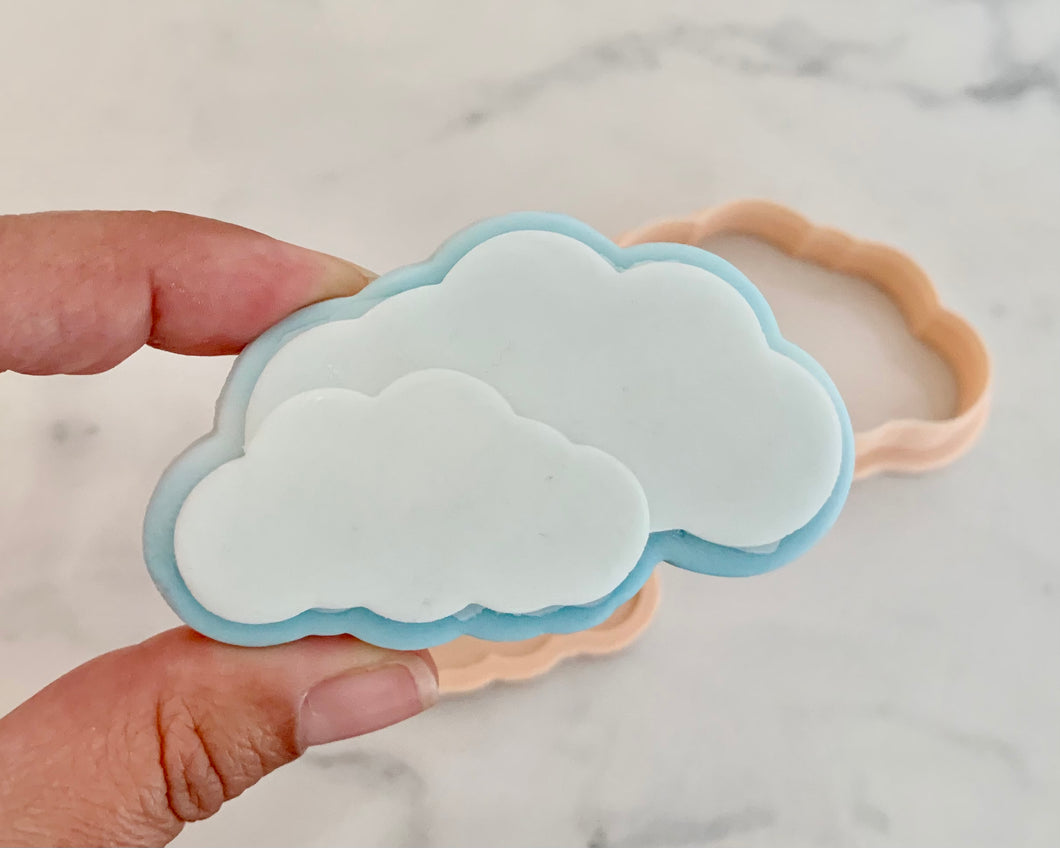 Double Clouds Fondant Pop Embosser and Cutter