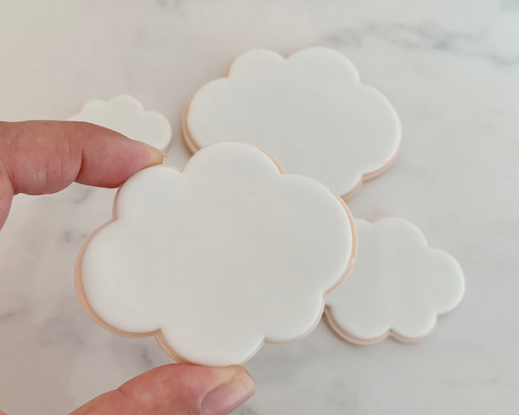 Fluffy Clouds Shape Fondant Cookie Cutter