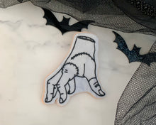 Load image into Gallery viewer, Thing Wednesday Addams Fondant Cookie Embosser / Cutter
