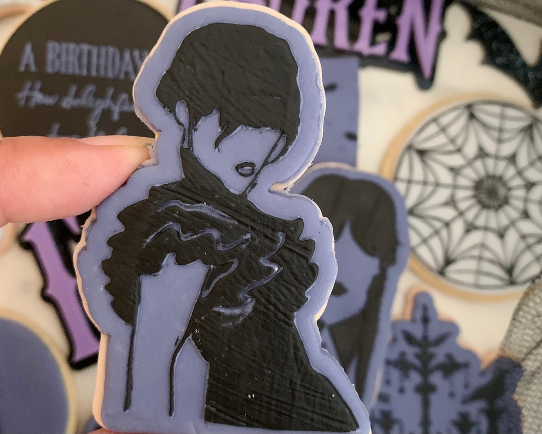 Wednesday Dance v2 Fondant Cookie Embosser / Cutter
