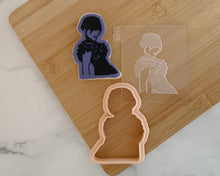 Load image into Gallery viewer, Wednesday Dance v2 Fondant Cookie Embosser / Cutter
