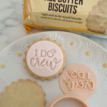 Load image into Gallery viewer, Mini I Do Crew Marks &amp; Spencer Fondant Cookie Stamp
