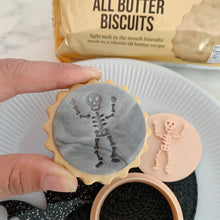 Load image into Gallery viewer, Mini Skeleton Marks &amp; Spencer Fondant Cookie Stamp
