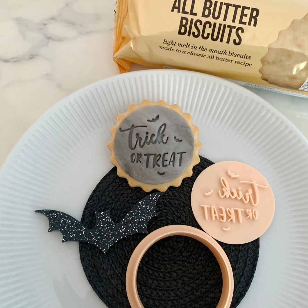 Mini Trick or Treat Marks & Spencer Fondant Cookie Stamp