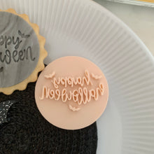 Load image into Gallery viewer, Mini Happy Halloween Marks &amp; Spencer Fondant Cookie Stamp
