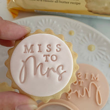 Load image into Gallery viewer, Mini Miss To Mrs Marks &amp; Spencer Fondant Cookie Stamp
