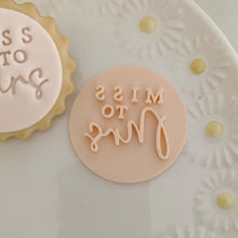 Load image into Gallery viewer, Mini Miss To Mrs Marks &amp; Spencer Fondant Cookie Stamp
