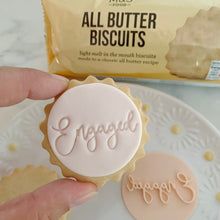 Load image into Gallery viewer, Mini Engaged Marks &amp; Spencer Fondant Cookie Stamp
