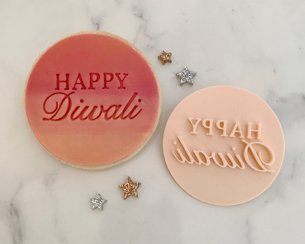 Happy Diwali Fondant Cookie Stamp