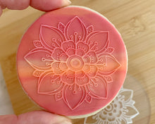 Load image into Gallery viewer, Rangoli Mandala Fondant Cookie Embosser
