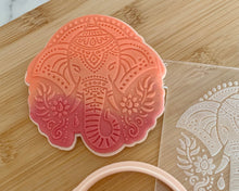 Load image into Gallery viewer, Elephant Head Fondant Cookie Embosser/ Cutter
