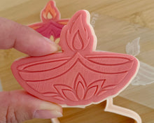 Load image into Gallery viewer, Diya Lamp Fondant Cookie Embosser/ Cutter
