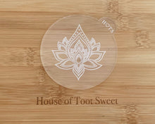 Load image into Gallery viewer, Lotus Mandala Fondant Cookie Embosser
