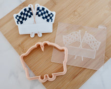 Load image into Gallery viewer, Chequered Flags Fondant Embosser &amp; Cutter - Made in the UK with Love  from House of Toot Sweet - Just £6.50! Shop now at House of Toot Sweet
