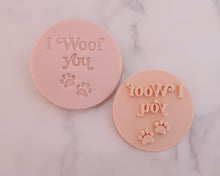 Load image into Gallery viewer, I Woof You Fondant Stamp - Made in the UK with Love  from House of Toot Sweet - Just £5! Shop now at House of Toot Sweet
