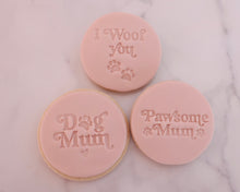 Load image into Gallery viewer, I Woof You Fondant Stamp - Made in the UK with Love  from House of Toot Sweet - Just £5! Shop now at House of Toot Sweet
