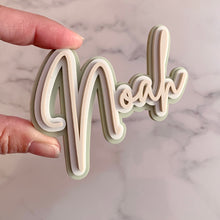 Load image into Gallery viewer, Personalised single Name Cake Charm
