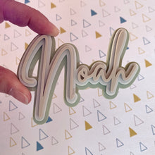 Load image into Gallery viewer, Personalised single Name Cake Charm
