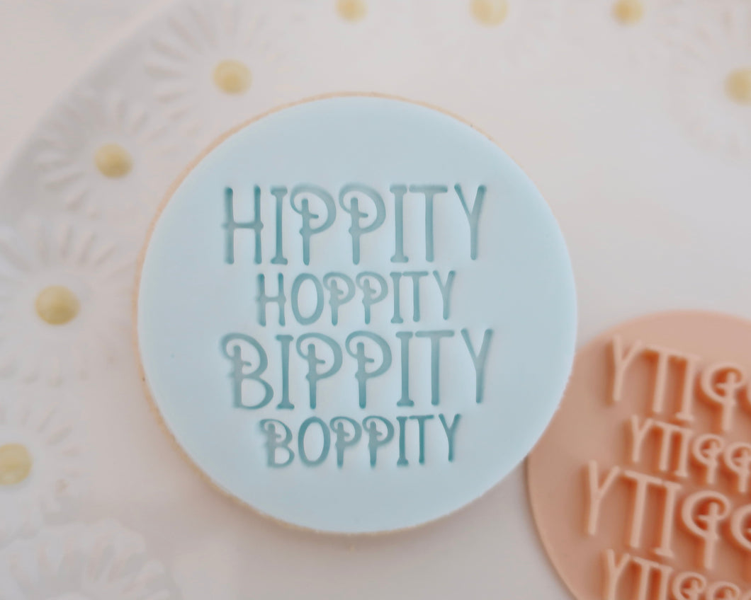 Hippity Hoppity Bippity Boppity Fondant Cookie Stamp - Made in the UK with Love  from House of Toot Sweet - Just £5.50! Shop now at House of Toot Sweet