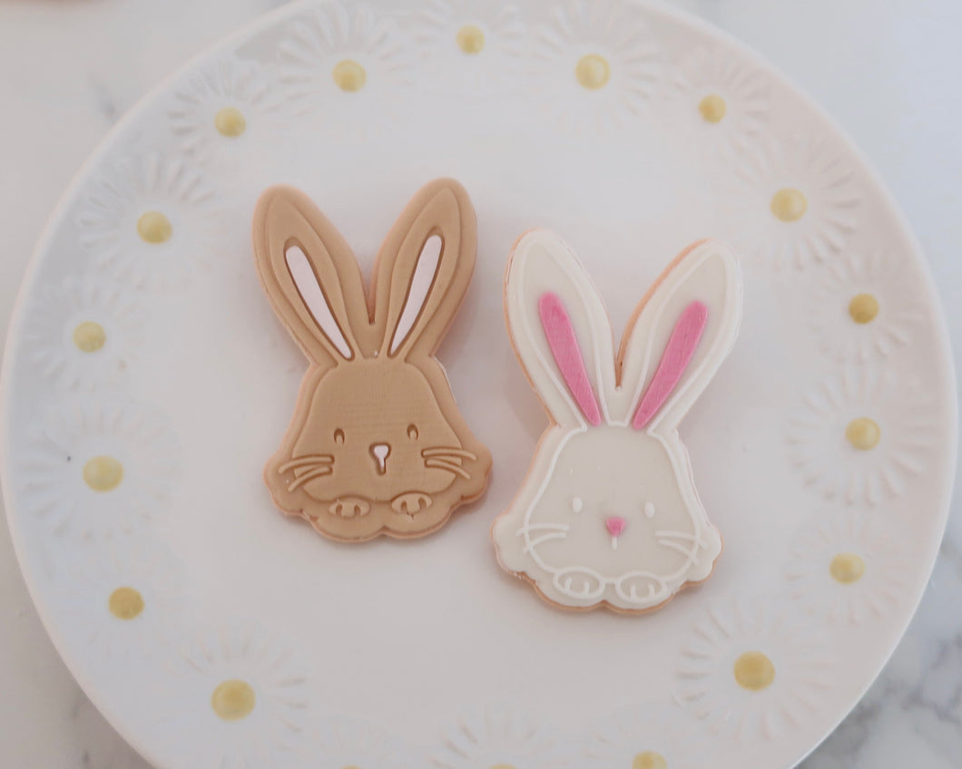 Cute Bunny Face Fondant Embosser and Cutter - Made in the UK with Love  from House of Toot Sweet - Just £6! Shop now at House of Toot Sweet