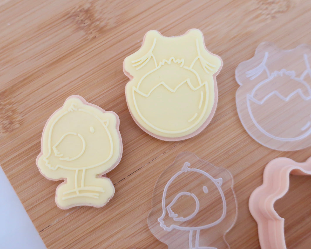 Mini Cute Chick Fondant Embosser and Cutter - Made in the UK with Love  from House of Toot Sweet - Just £6.50! Shop now at House of Toot Sweet