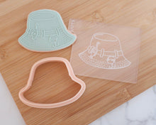 Load image into Gallery viewer, Fishing Hat Fondant Cookie Embosser / Cutter - Made in the UK with Love  from House of Toot Sweet - Just £6.50! Shop now at House of Toot Sweet
