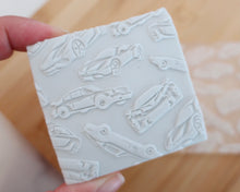 Load image into Gallery viewer, Super Cars Texture Fondant Cookie Embosser - Made in the UK with Love  from House of Toot Sweet - Just £7! Shop now at House of Toot Sweet
