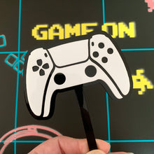 Load image into Gallery viewer, Playstation Inspired Cake Topper &amp; Charm
