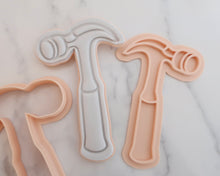 Load image into Gallery viewer, Construction Hammer Fondant Cookie Stamp / Cutter - Made in the UK with Love  from House of Toot Sweet - Just £6.50! Shop now at House of Toot Sweet
