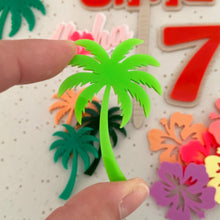 Load image into Gallery viewer, Lilo &amp; Stitch Inspired Personalised Name &amp; Age Cake Topper and Charms
