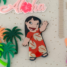 Load image into Gallery viewer, Lilo &amp; Stitch Acrylic Cake Charms
