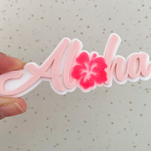 Load image into Gallery viewer, Lilo &amp; Stitch Inspired Personalised Name &amp; Age Cake Topper and Charms
