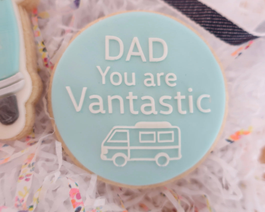 Dad You Are Van tastic Fondant Cookie Embosser - Made in the UK with Love  from House of Toot Sweet - Just £6.50! Shop now at House of Toot Sweet