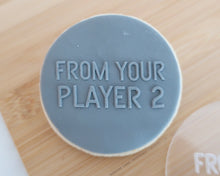Load image into Gallery viewer, From Your Player 2 Fondant Cookie Embosser - Made in the UK with Love  from House of Toot Sweet - Just £6.50! Shop now at House of Toot Sweet
