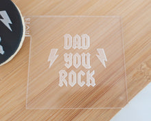 Load image into Gallery viewer, Dad You Rock Fondant Cookie Embosser - Made in the UK with Love  from House of Toot Sweet - Just £6.50! Shop now at House of Toot Sweet
