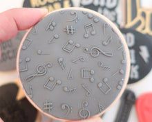 Load image into Gallery viewer, Musical Notes Texture Fondant Cookie Embosser - Made in the UK with Love  from House of Toot Sweet - Just £7! Shop now at House of Toot Sweet
