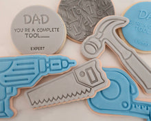 Load image into Gallery viewer, Dad You Are A Complete Tool........Expert Fondant Cookie Stamp - Made in the UK with Love  from House of Toot Sweet - Just £5! Shop now at House of Toot Sweet

