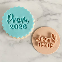 Load image into Gallery viewer, Prom 2026 Fondant Cookie Stamp
