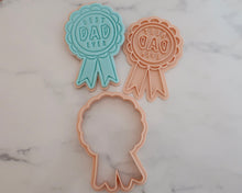 Load image into Gallery viewer, Rosette Best Dad Ever Fondant Cookie Stamp / Cutter - Made in the UK with Love  from House of Toot Sweet - Just £6.50! Shop now at House of Toot Sweet
