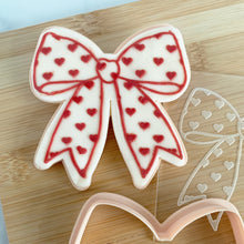 Load image into Gallery viewer, Bow with Hearts Fondant Embosser &amp; Cutter
