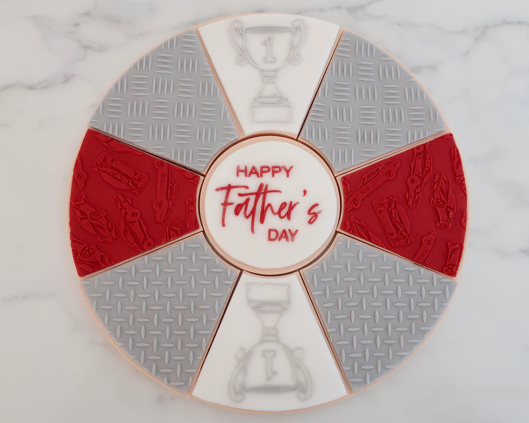 Sports Car Mad Pizza Platter Fondant Cookie Embosser / Cutter - Made in the UK with Love  from House of Toot Sweet - Just £6! Shop now at House of Toot Sweet