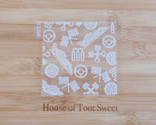 Load image into Gallery viewer, Racing Car Mad Pizza Platter Fondant Cookie Embosser / Cutter - Made in the UK with Love  from House of Toot Sweet - Just £6! Shop now at House of Toot Sweet
