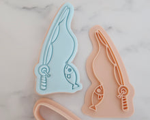 Load image into Gallery viewer, Fishing Rod fondant cookie Stamp / Cutter
