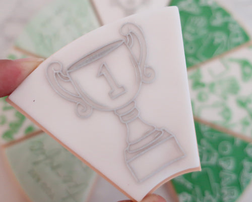 Trophy Fondant Cookie Embosser - Made in the UK with Love  from House of Toot Sweet - Just £6.50! Shop now at House of Toot Sweet